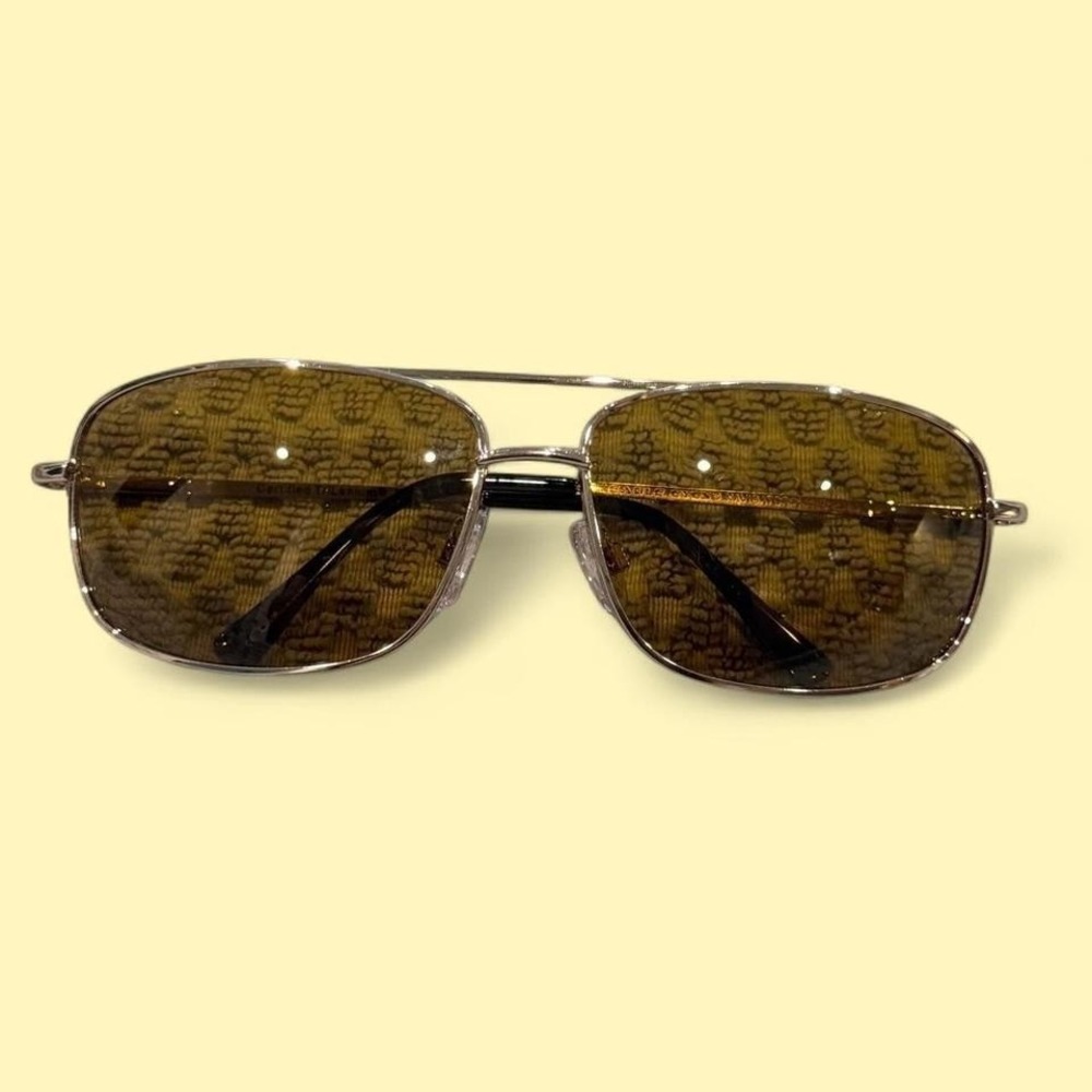 Eagle Eyes Navigator Aviator Sunglasses 14100 6940 TriLenium Brown Moto Summer *